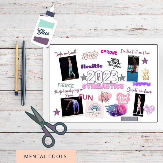 Gymnastics Vision Board - Stick It Girl