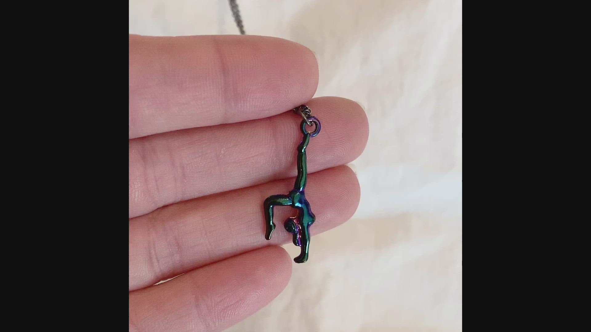 Rainbow Gymnastics Necklace