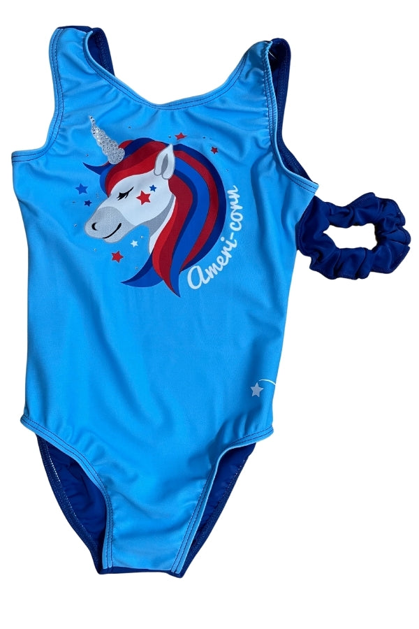 Gymnastics Leotard - Ameri-Corn Patriotic Leotard