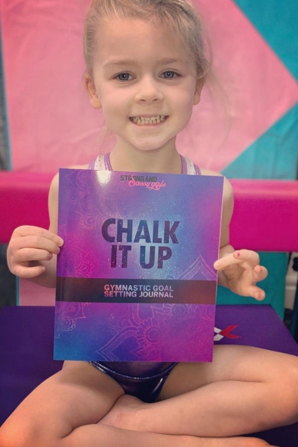 Chalk It Up Box with Gymnastics Goal Setting Journal & Vision Board Poster