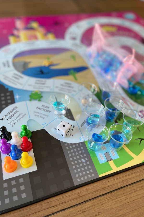 Gymnastics Board Game for home