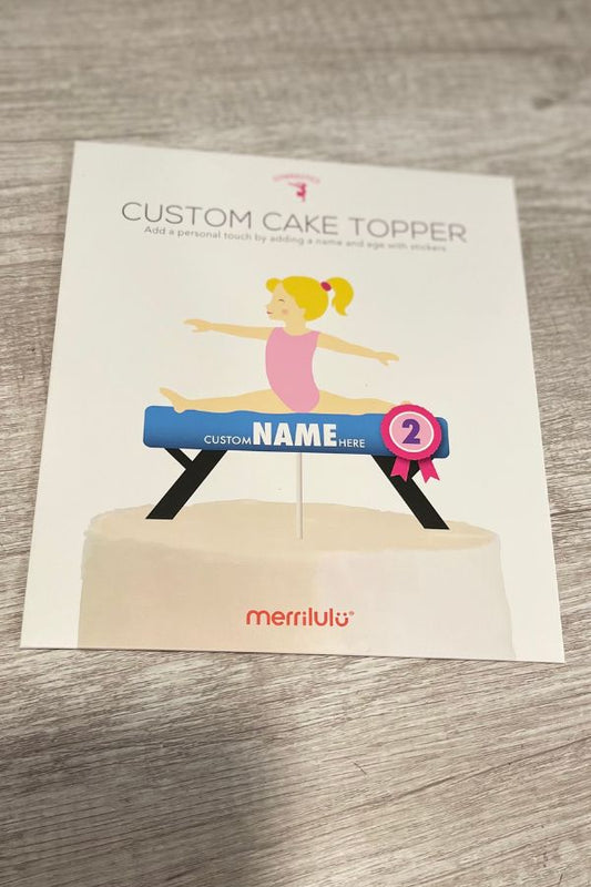 Gymnastics Cake Topper - Gymnast with Blonde Hair