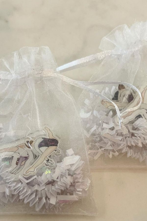 Gymnastics Pins in gift bag Stick It Girl Boutique