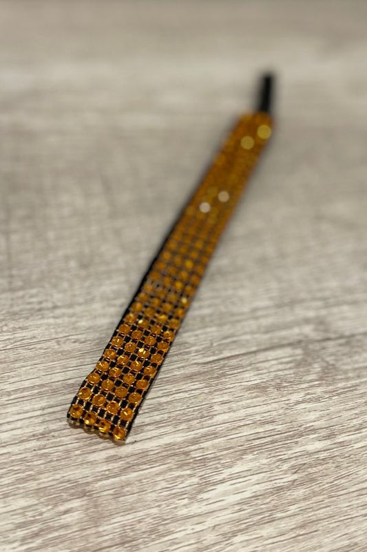 Orange Blingband for gymnasts