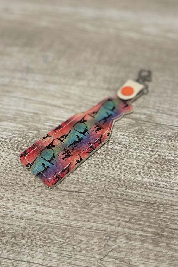 Gymnastics Lip Balm Holder + Lip Balm- Multi Colored