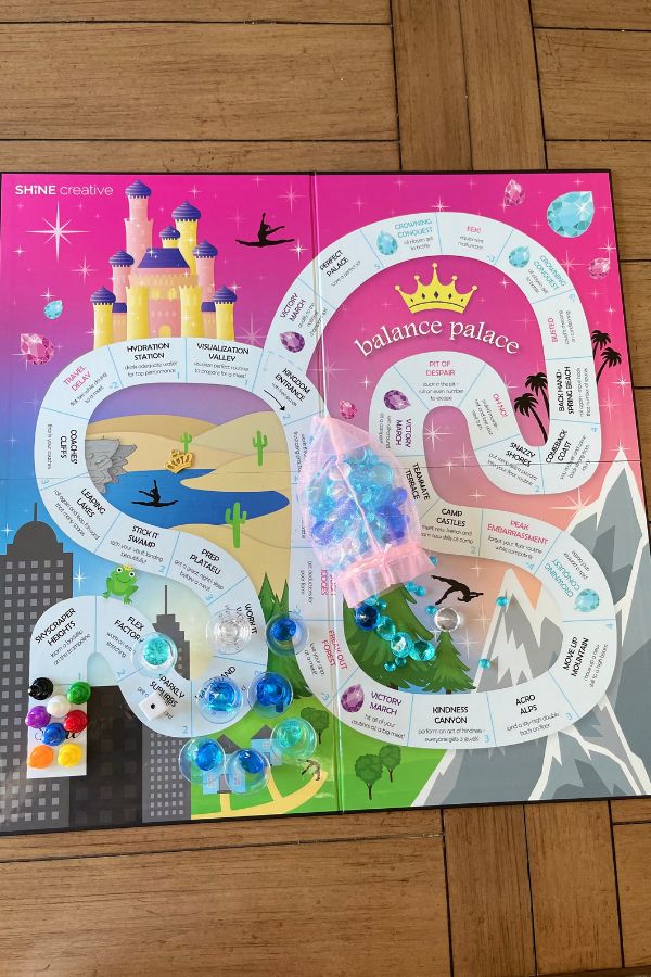 Balance Palace gymnastics board game