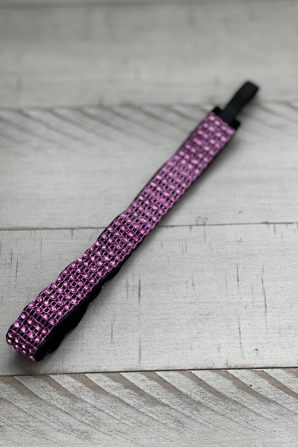 Dark Pink Blingband Headband Non-Slip for Gymnasts and Dancers