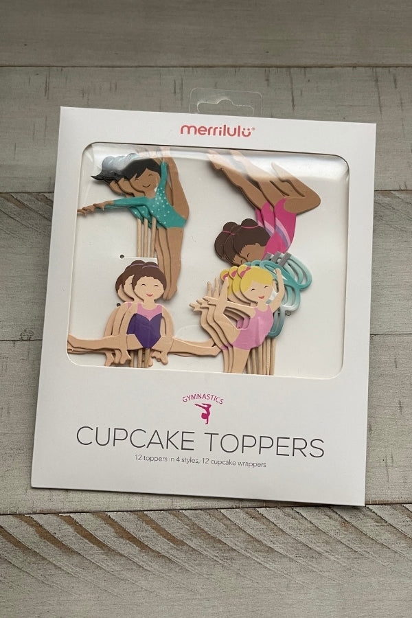 Gymnastics Cupcake Toppers and Wrappers
