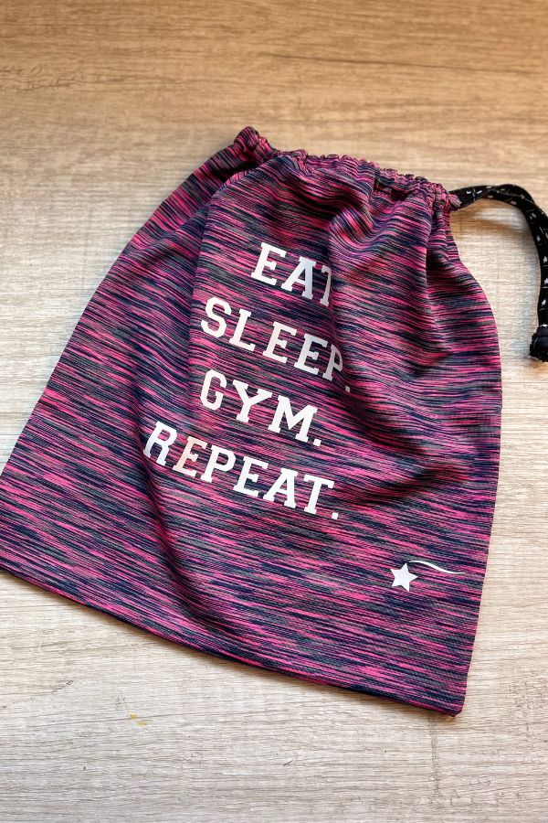 Eat sleep Gym Repeat Grip Bag