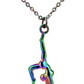 Rainbow Gymnastics Necklace with Chain