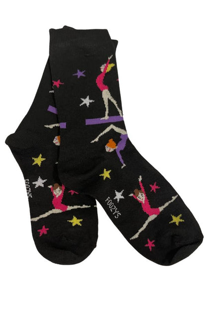 Gymnastics Socks - Black – Stick It Girl LLC