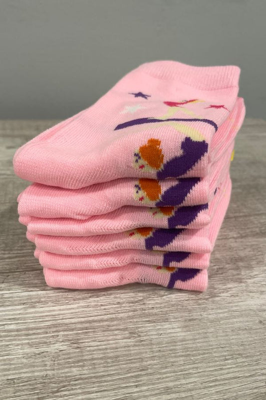 Gymnastics socks in pink - Stick It Girl Boutique