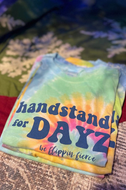 Handstands for Dayz Tie-Dye Gymnastics T-Shirt