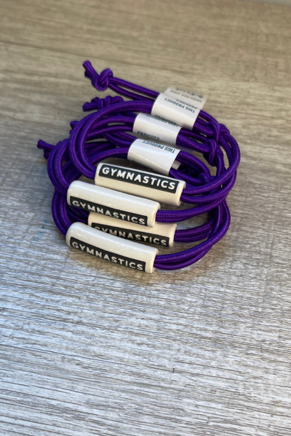 Gymnastics Bracelets in Purple - Stick It Girl Boutique