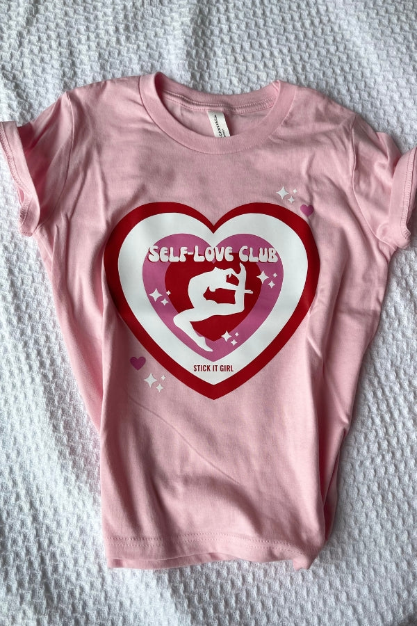 Self Love Club Gymnastics T Shirt - Stick It Girl Boutique