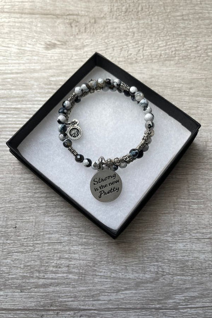 Strong Is The New Pretty Bracelet - Stick It Girl Boutique