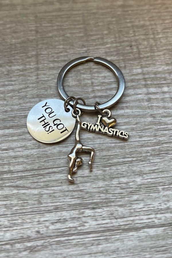 Gymnastics keyrings on sale